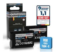 PATONA Protect USB-C Battery Replacement for Nikon EN-EL15c EL15b EL15 2600 mAh Pack of 2