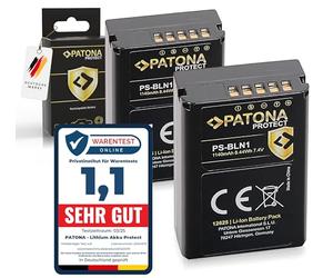 PATONA Protect V1 Battery BLN-1, NTC Compatible with Olympus OMD E-M5 E-M1 Stylus XZ-2 Pen E-P5 Pack of 2