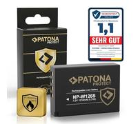 PATONA Protect V1 Battery NP-W126s NP-W126 (1140 mAh) with NTC Sensor and V1 Housing - Without Restriction of Use