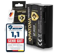 PATONA Protect V1 Battery NP-W235 (2400mAh) Compatible with Fuji Fujifilm X-H2 X-H2s X-S20 X-T4 X-T5 GFX-100S with NTC Sensor and V1 Housing