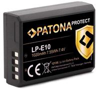 PATONA Protect V1 LP-E10 Battery (1020 mAh) with NTC Sensor and V1 Housing - Intelligent Battery System - Latest Generation