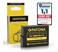 PATONA Replacement Battery for Panasonic DMW-BLC12 BLC12E Battery 1000 mAh | Replacement battery for Lumix DMC-FZ300 FZ330 FZ1000 FZ2000 DMC G5 G6 G70 G81 G91 GH2 GX8, 100% identical to the original