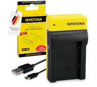 PATONA USB-C Slim Charger Compatible with Canon BP-807 BP-808 BP-809 BP-819 BP-820 BP-827 BP-828 Batteries