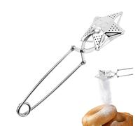 Patonde Icing Sugar Shaker, Stainless Steel Powder Shaker, Dusting Wand for Sugar Flour and Spices, Sugar Flour Shaker Baking Accessory for Kitchen, Chocolate Shaker for Cappuccino