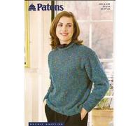 PATONS 2185 DK knitting pattern LADIES SWEATER