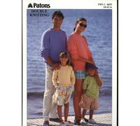 PATONS 4693 DK knitting pattern FAMILY SWEATERS (24-42in)