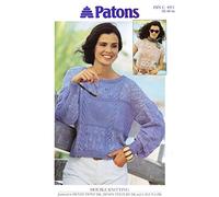 PATONS 4921 knitting pattern SQUARED DK SWEATER AND TOP (30-40in)