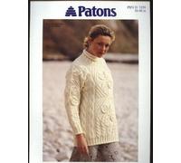 PATONS 5191 DK knitting pattern LEAF AND CABLE TUNIC (30-40in)