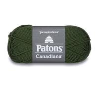 Patons Canadiana Yarn, Dark Green Tea