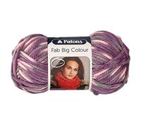 Patons Knitting Yarn, Acrylic, Violet Mix, One Size