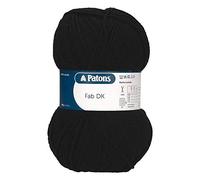 Patons Fab DK, Black (2311), 100g