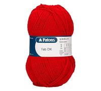 Patons Knitting Yarn, Acrylic, Cherry, One Size