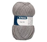 Patons Knitting Yarn, Acrylic, Grey, One Size