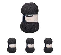 Patons Fab DK, Grey Blue Tweed (8372), 100g (Pack of 4)