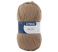 Patons Fab DK Kitting/Crochet Yarn Double Knitting Wool 100g Balls and 100% Acrylic Machine Washable & Tumble Dry Yarn - 44 Colours in The Range - Colour 2308 - Camel - 1 x 100g Ball