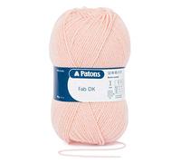 Patons Fab DK Kitting/Crochet Yarn Double Knitting Wool 100g Balls and 100% Acrylic Machine Washable & Tumble Dry Yarn - 44 Colours in The Range - Colour 2365 - Melba - 1 x 100g Ball