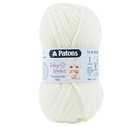 Patons Fairytale Fab 4ply, Natural (1002), 50g, Cream White