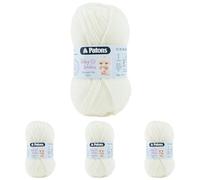 Patons Fairytale Fab 4ply, Natural (1002), 50g (Pack of 4)