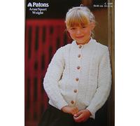 Patons Knitting Pattern 4109 in Aran Weight - Cardigan to fit chest/bust 22-32 inches