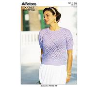 Patons Knitting Pattern 4760, DK, Ladys Sweater, Sizes 81-91,97-107cm 32-36,38-42"