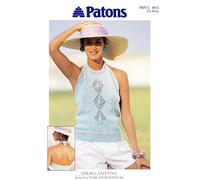 Patons Knitting Pattern 4913, DK, Ladys Halter Neck Top, Sizes 81-102cm 32-40"