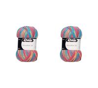 Patons Knitting Yarn, Acrylic, Multi Mix, One Size (Pack of 2)