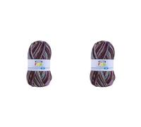 Patons Knitting Yarn, Acrylic, Volet Print, One Size (Pack of 2)