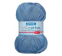 Patons Knitting Yarn, Cotton, Denim, One Size