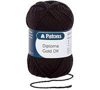 Patons Knitting Yarn, Wool Acrylic Nylon, Black, One Size
