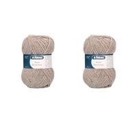 Patons Knitting Yarn, Wool Beige, 100-grams (Pack of 2)