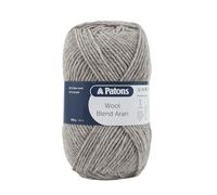 Patons Knitting Yarn, Wool Grey, 100-grams