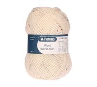 Patons Knitting Yarn, Wool Natural Flam, 100-grams