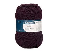 Patons Knitting Yarn, Wool Purple, 100-grams