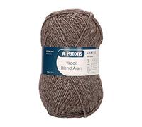 Patons Knitting Yarn, Wool Taupe, 100-grams