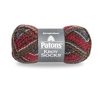 Patons Kroy Socks Yarn - (1) Gauge - 1.75 oz - Grey Brown - For Crochet, Knitting & Crafting