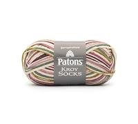 PATONS Patons Kroy Socks Yarn 2-Pack Bundle with Bella's Crafts Stitch Markers (Midnight Orchid)