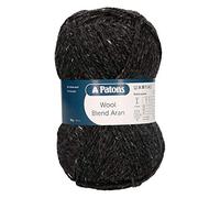 Patons Wool Blend Aran, Charcoal (095), 100g