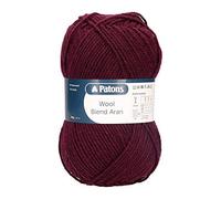 Patons Wool Blend Aran, Wine (039), 100g