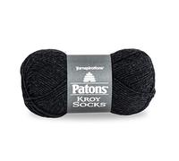 Spinrite Patons Kroy Socks Yarn - Gentry Grey, 1, 166 Yards, Wool/Nylon (75/25), Machine Washable