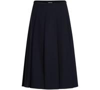 Patou pleated twill midi skirt - Blue 36-38
