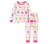 PATPAT My Little Pony Girls Pyjamas Kids Pjs Children's Long Sleeve Autumn Winter Nighties Cartoon Sleepwear MLP Clothing 2-10 Years 90-140 2 Pieces Pyjamas Sets Pink