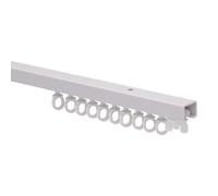 Patras Matt White Single Curtain Track Set, (L)1.5M