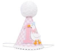 PATRDIO One Goose Birthday Hat - Silly Goose 1st Birthday Decorations