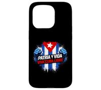 Patria Y Vida Cuba Libre Flag Case for iPhone 15 Pro