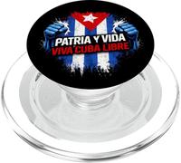 Patria Y Vida Cuba Libre Flag PopSockets PopGrip for MagSafe
