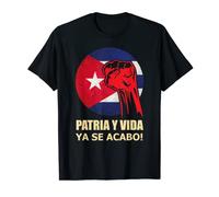 Patria y Vida Ya Se Acabo Cuba Patriotic Slogan Design T-Shirt