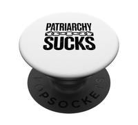 Patriarchy sucks, feminism, feminists, women's day, equality PopSockets Adhesive PopGrip