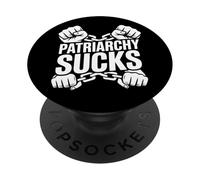 Patriarchy sucks, feminism, feminists, women's day, equality PopSockets Adhesive PopGrip