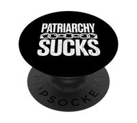Patriarchy sucks, feminism, feminists, women's day, equality PopSockets Adhesive PopGrip