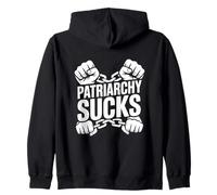 Patriarchy sucks, feminism, feminists, women's day, equality Zip Hoodie